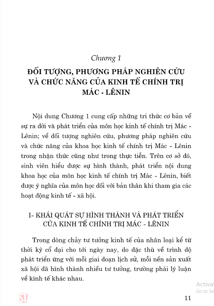 giáo trình kinh tế chính trị mác - lênin (dành cho bậc đại học hệ không chuyên lý luận chính trị) (tái bản 2024) - Ảnh 7