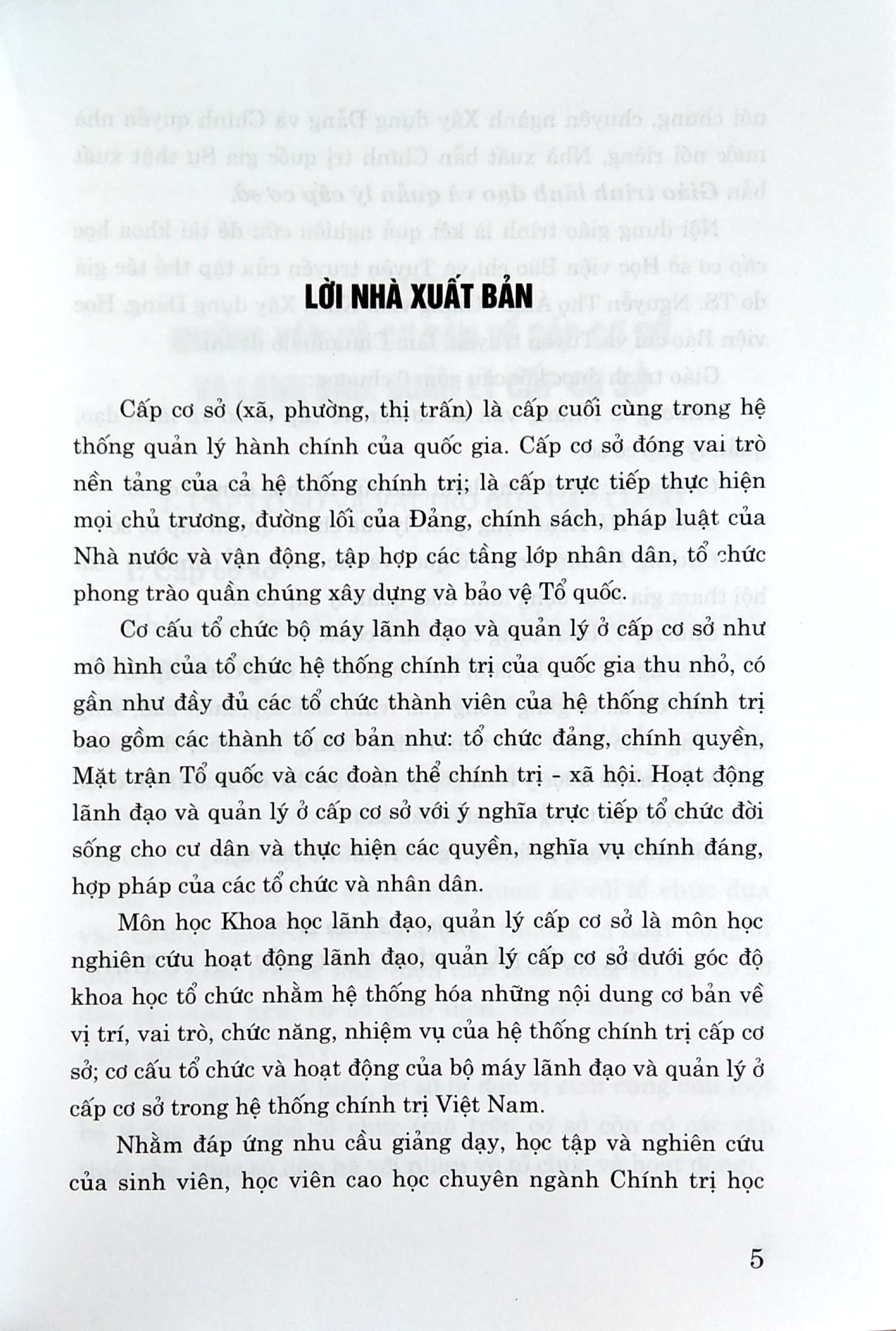 giáo trình lãnh đạo và quản lý cấp cơ sở - Ảnh 3