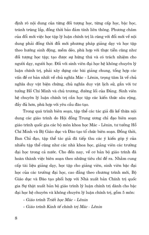 giáo trình lịch sử đảng cộng sản việt nam (dành cho bậc đại học hệ không chuyên lý luận chính trị) - Ảnh 4