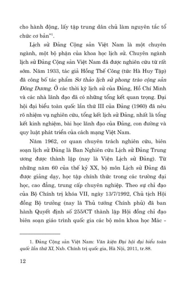 giáo trình lịch sử đảng cộng sản việt nam (dành cho bậc đại học hệ không chuyên lý luận chính trị) - Ảnh 7