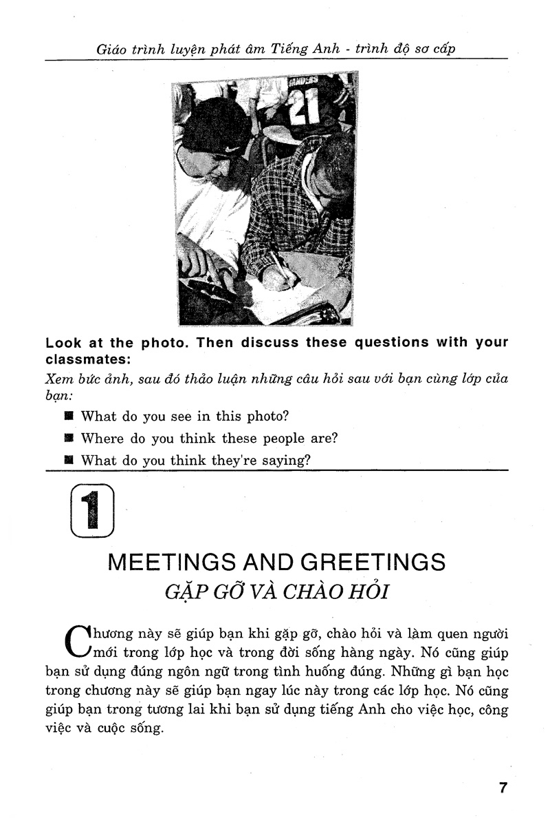 giáo trình luyện kỹ năng nghe - nói tiếng anh_trình độ sơ cấp (+cd) - Ảnh 5