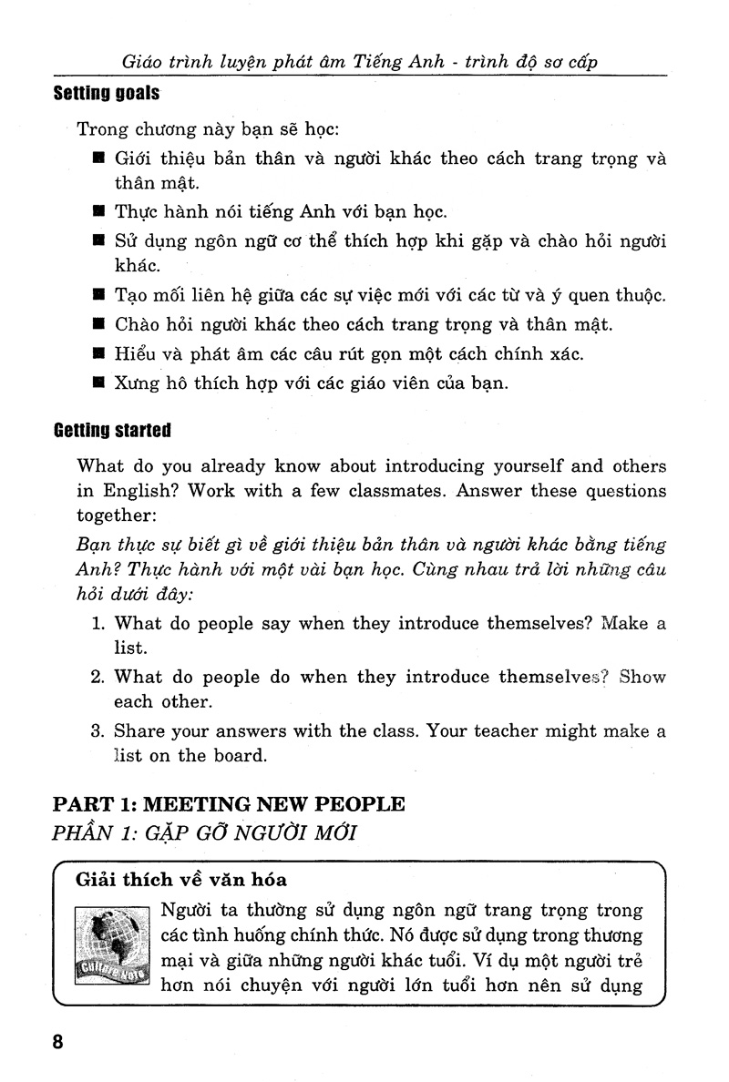 giáo trình luyện kỹ năng nghe - nói tiếng anh_trình độ sơ cấp (+cd) - Ảnh 6