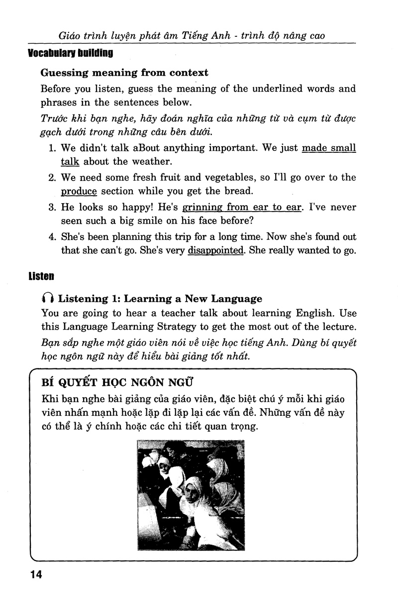 giáo trình luyện kỹ năng nghe - nói tiếng anh_trình độ trung cấp (+cd) - Ảnh 10