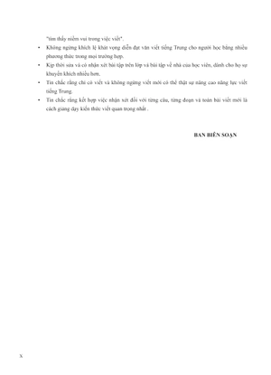 giáo trình phát triển hán ngữ - viết trung cấp 1 - Ảnh 6