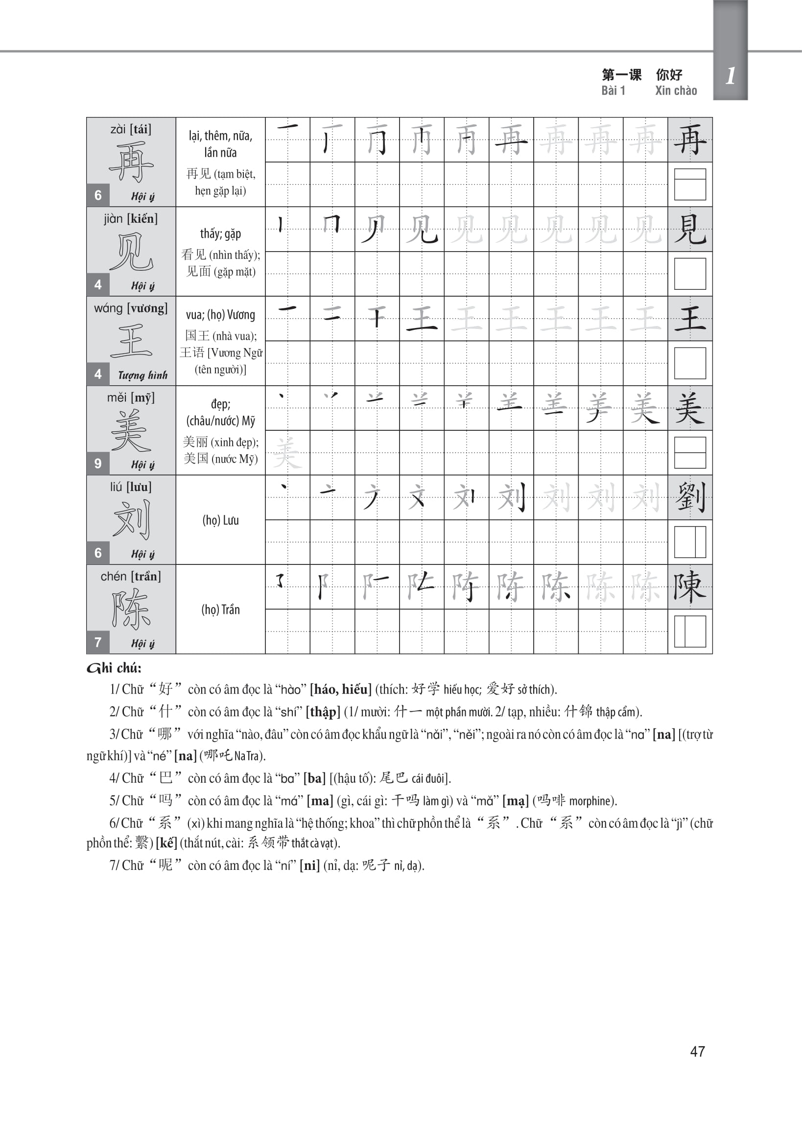 giáo trình tiếng trung tăng cường - luyện viết chữ hán - Ảnh 17