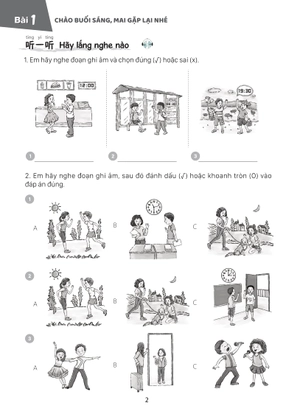 giáo trình tiếng trung trẻ em - xin chào tiếng trung - sách bài tập 3 - Ảnh 9