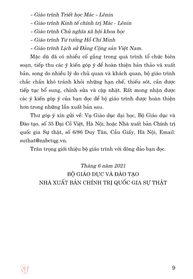 giáo trình triết học mác-lenin (dành cho bậc đại học hệ chuyên lý luận chính trị) - Ảnh 5
