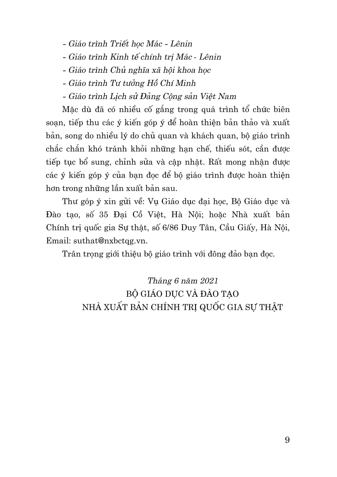 giáo trình triết học mác - lênin (dành cho bậc đại học hệ không chuyên lý luận chính trị) - Ảnh 12