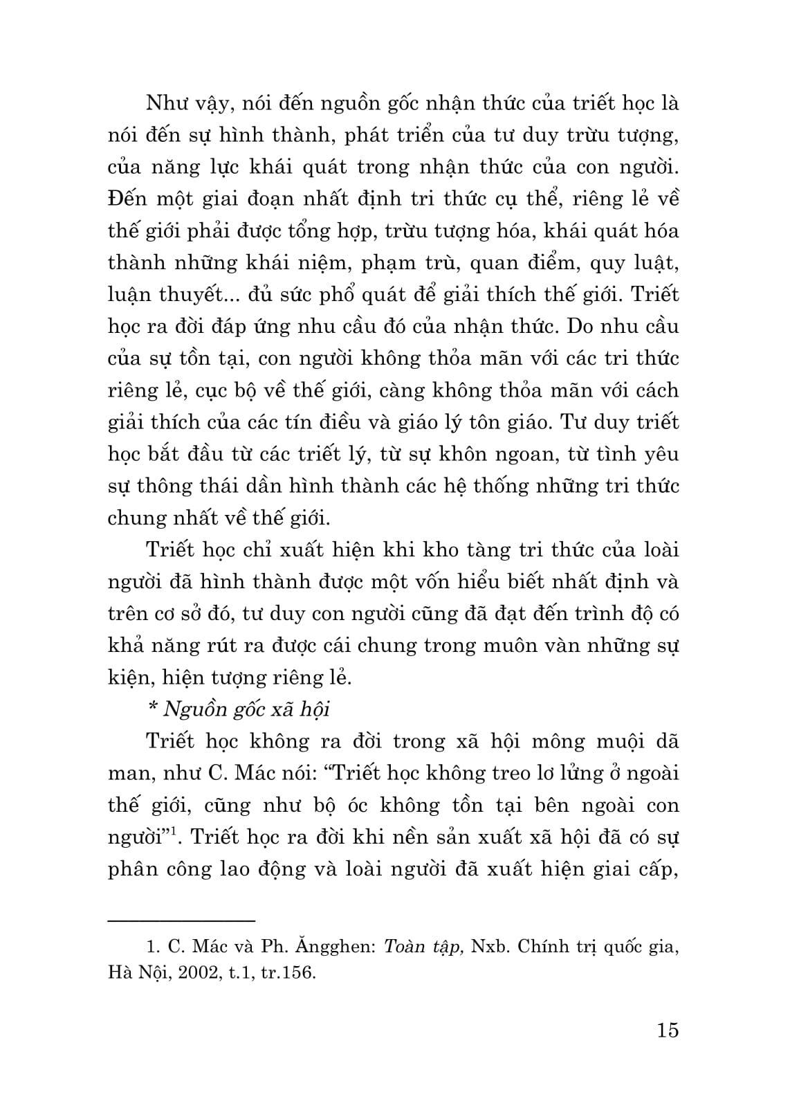 giáo trình triết học mác - lênin (dành cho bậc đại học hệ không chuyên lý luận chính trị) - Ảnh 17
