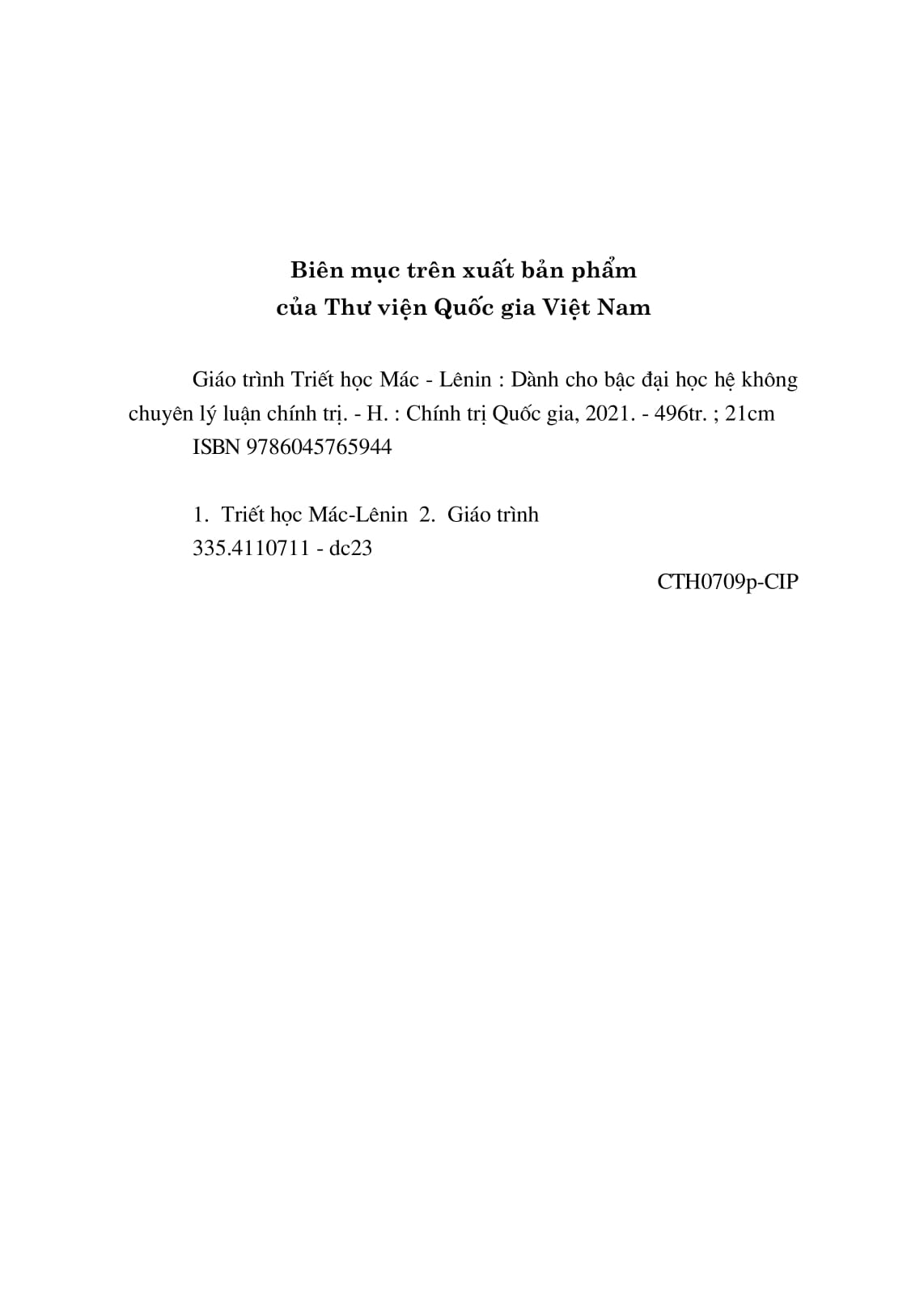 giáo trình triết học mác - lênin (dành cho bậc đại học hệ không chuyên lý luận chính trị) - Ảnh 6