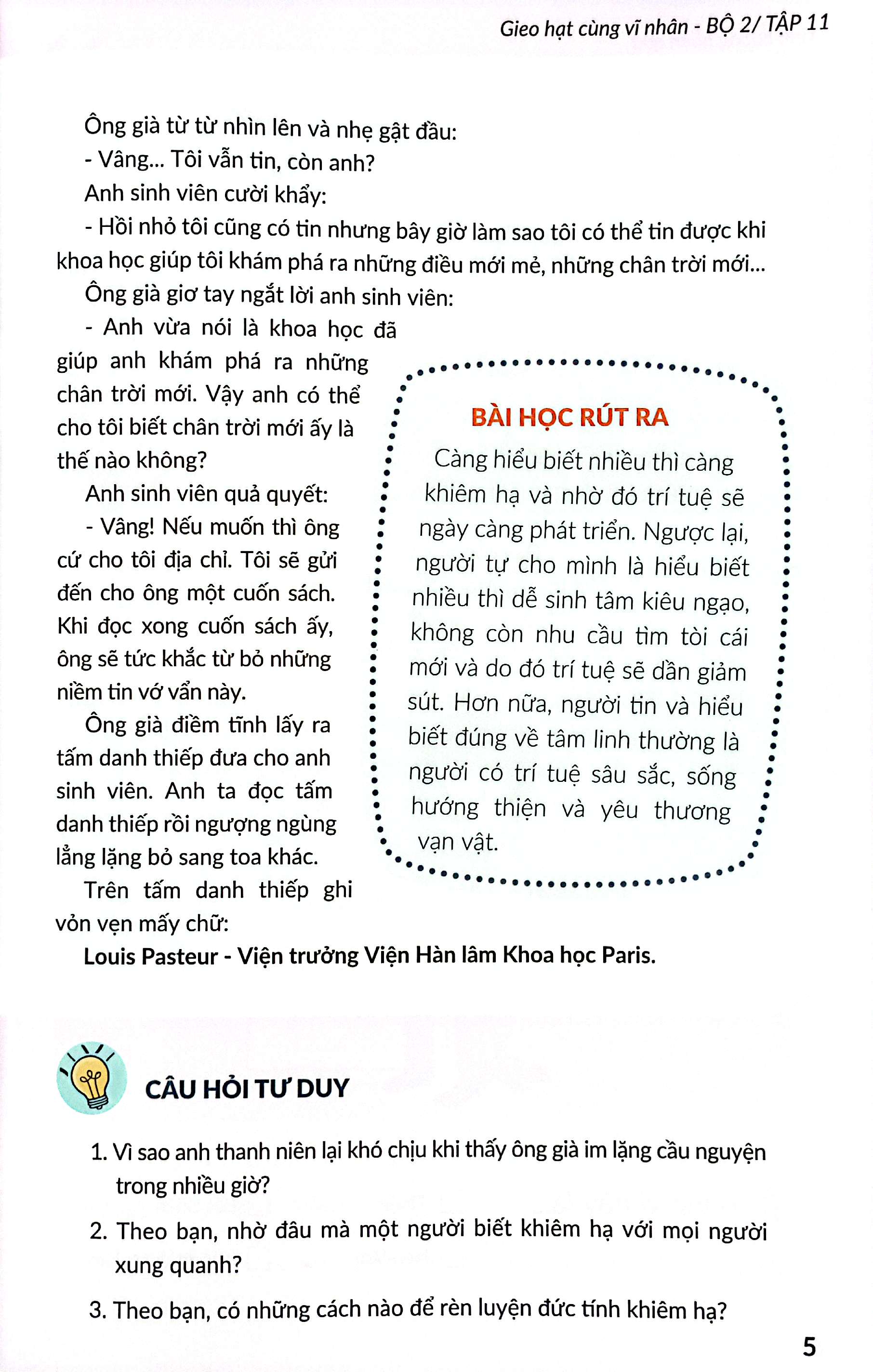 gieo hạt cùng vĩ nhân - bộ 2 - tập 11 - Ảnh 6