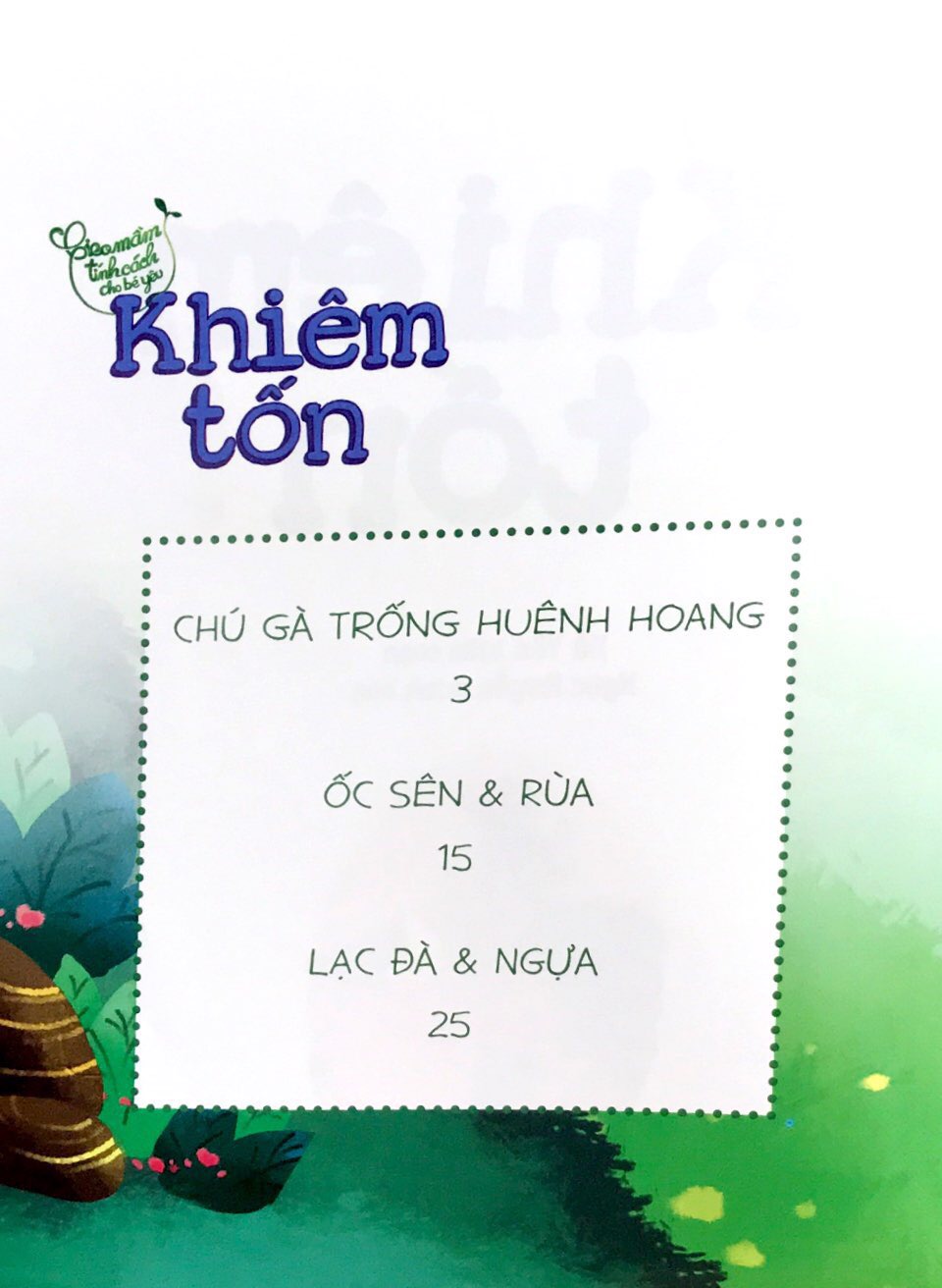 gieo mầm tính cách cho bé yêu: khiêm tốn (2022) - Ảnh 2