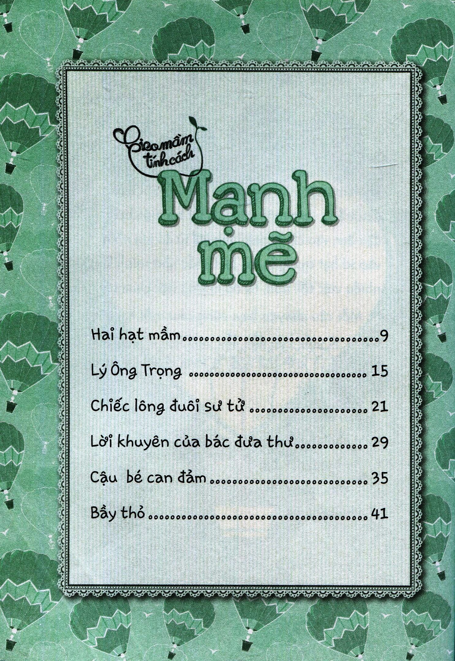 gieo mầm tính cách - mạnh mẽ (tái bản 2019) - Ảnh 3