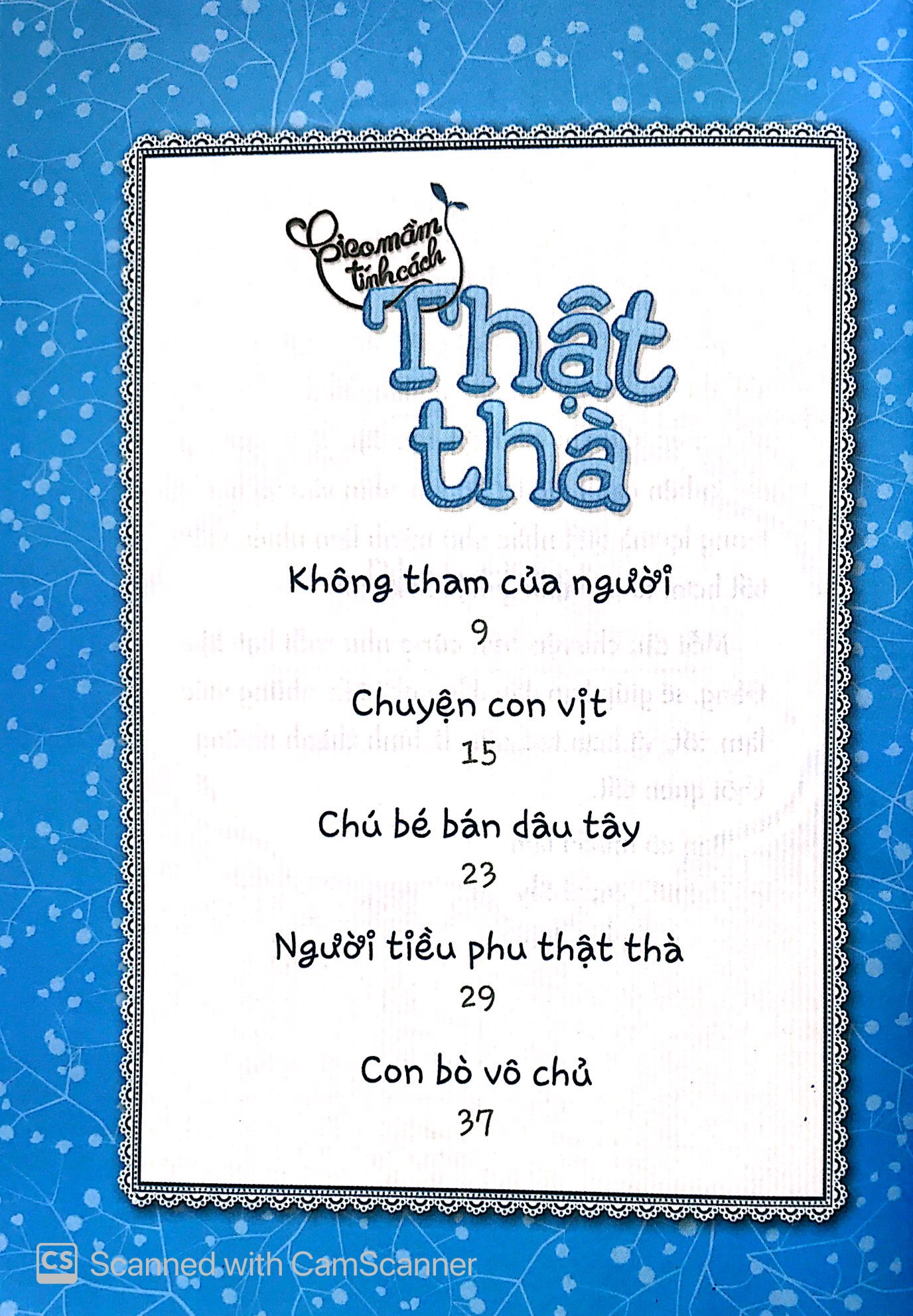 gieo mầm tính cách - thật thà (tái bản 2019) - Ảnh 5