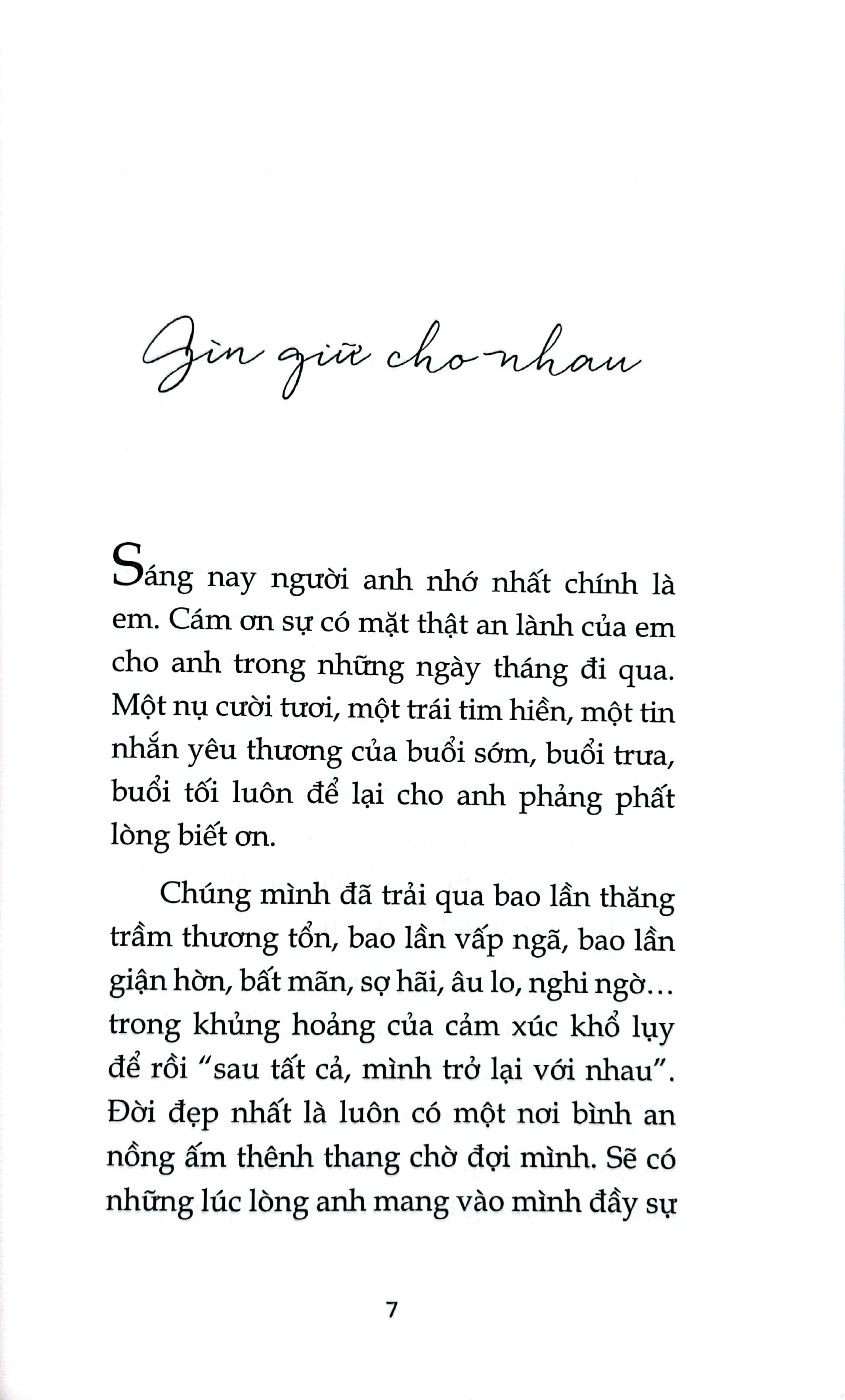 gìn giữ cho nhau - Ảnh 4