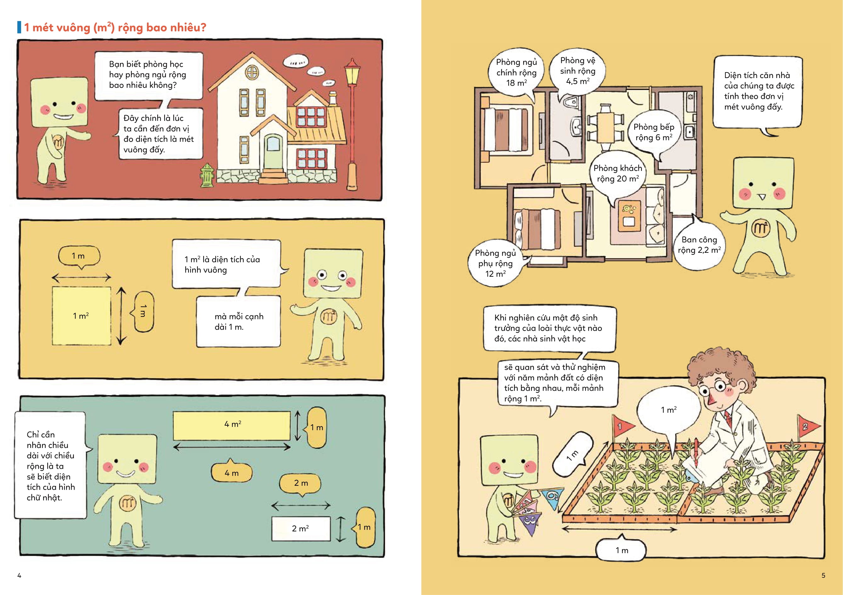 giỏi đo lường, giỏi toán học - 1 mét vuông rộng bao nhiêu? - Ảnh 4