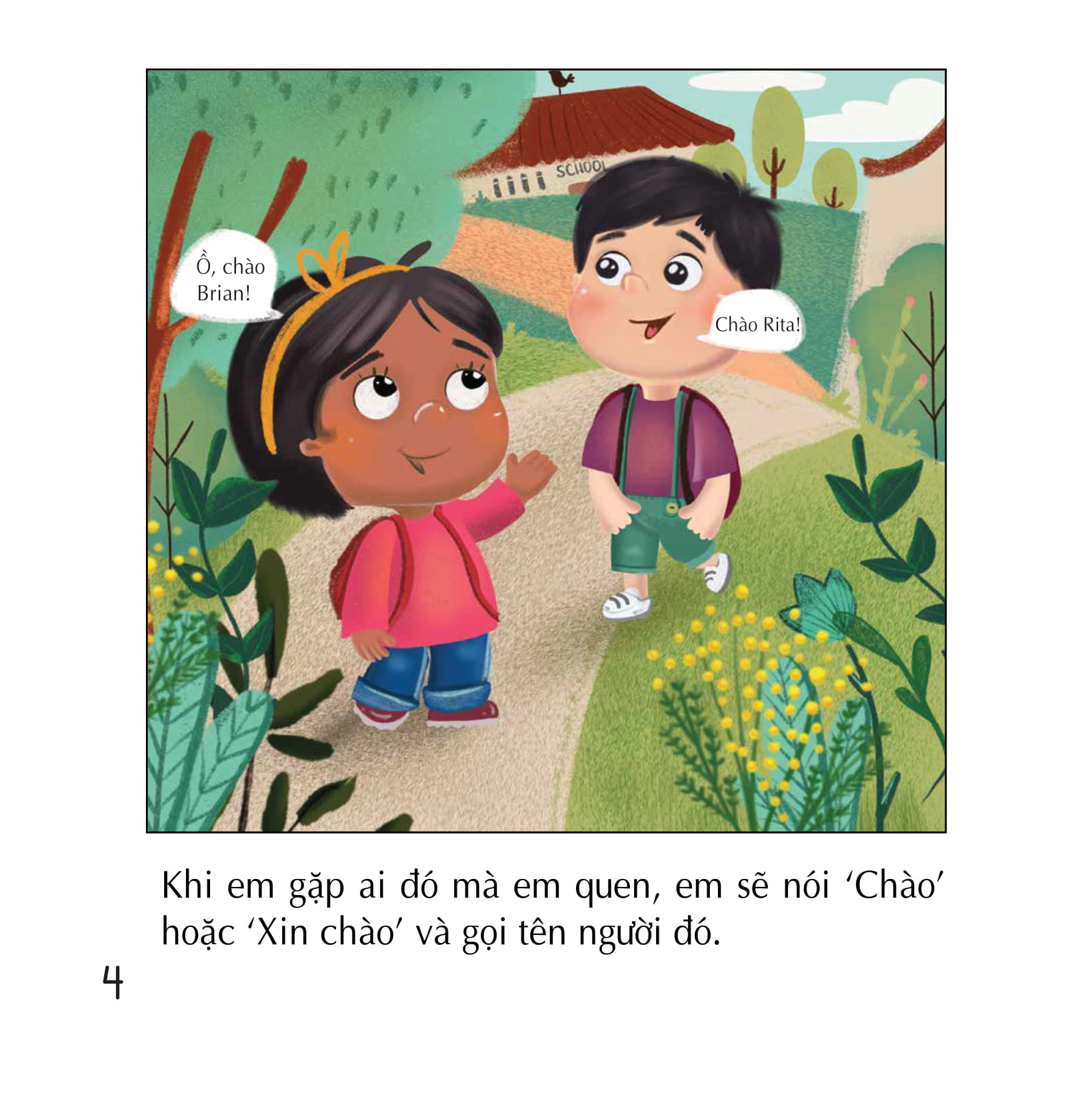 giỏi tiếng anh - vui ứng xử - being polite - greetings - Ảnh 8