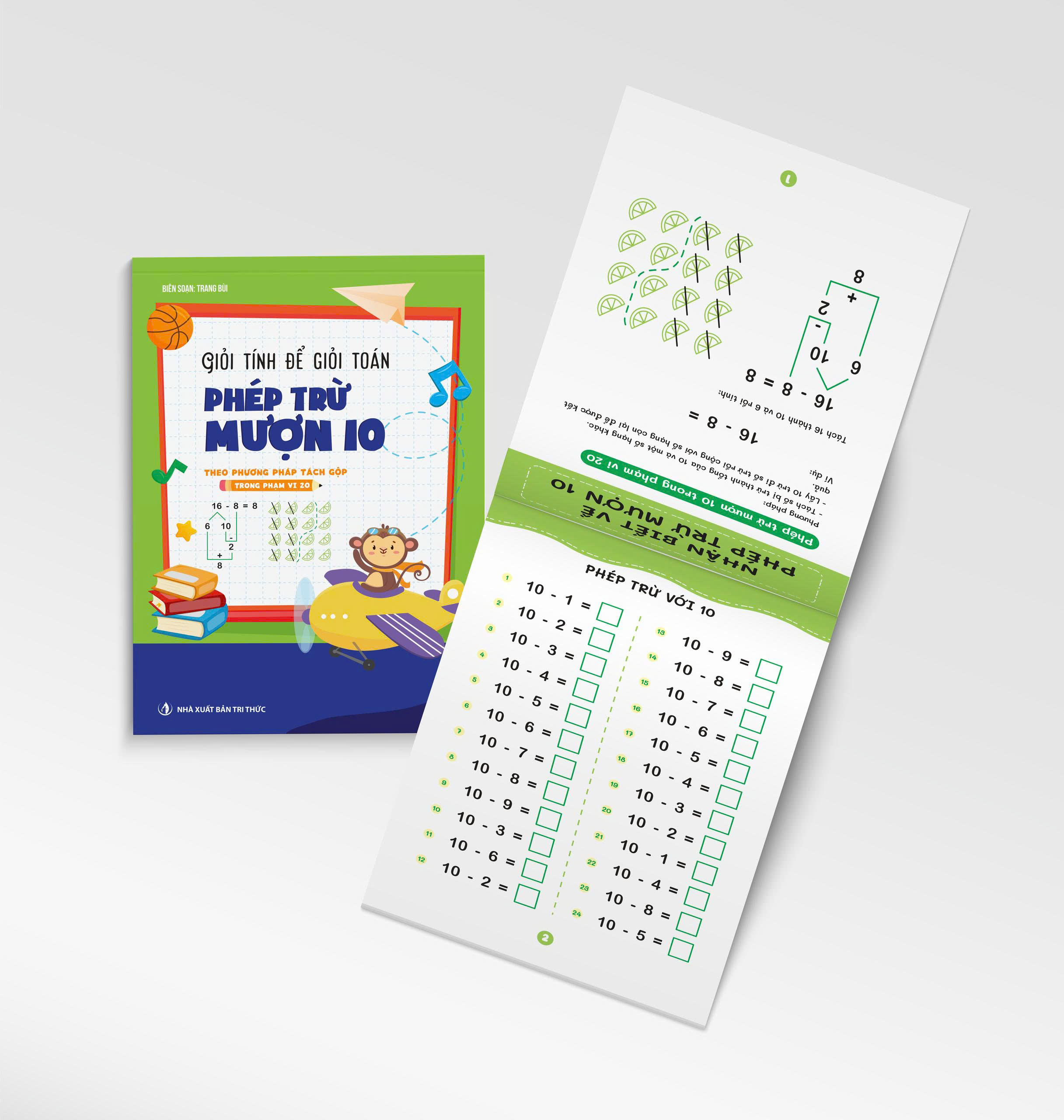 Giỏi Tính Để Giỏi Toán - Phép Trừ Mượn 10 - Ảnh 4