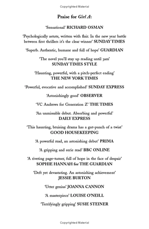 girl a: the sunday times bestseller - Ảnh 3