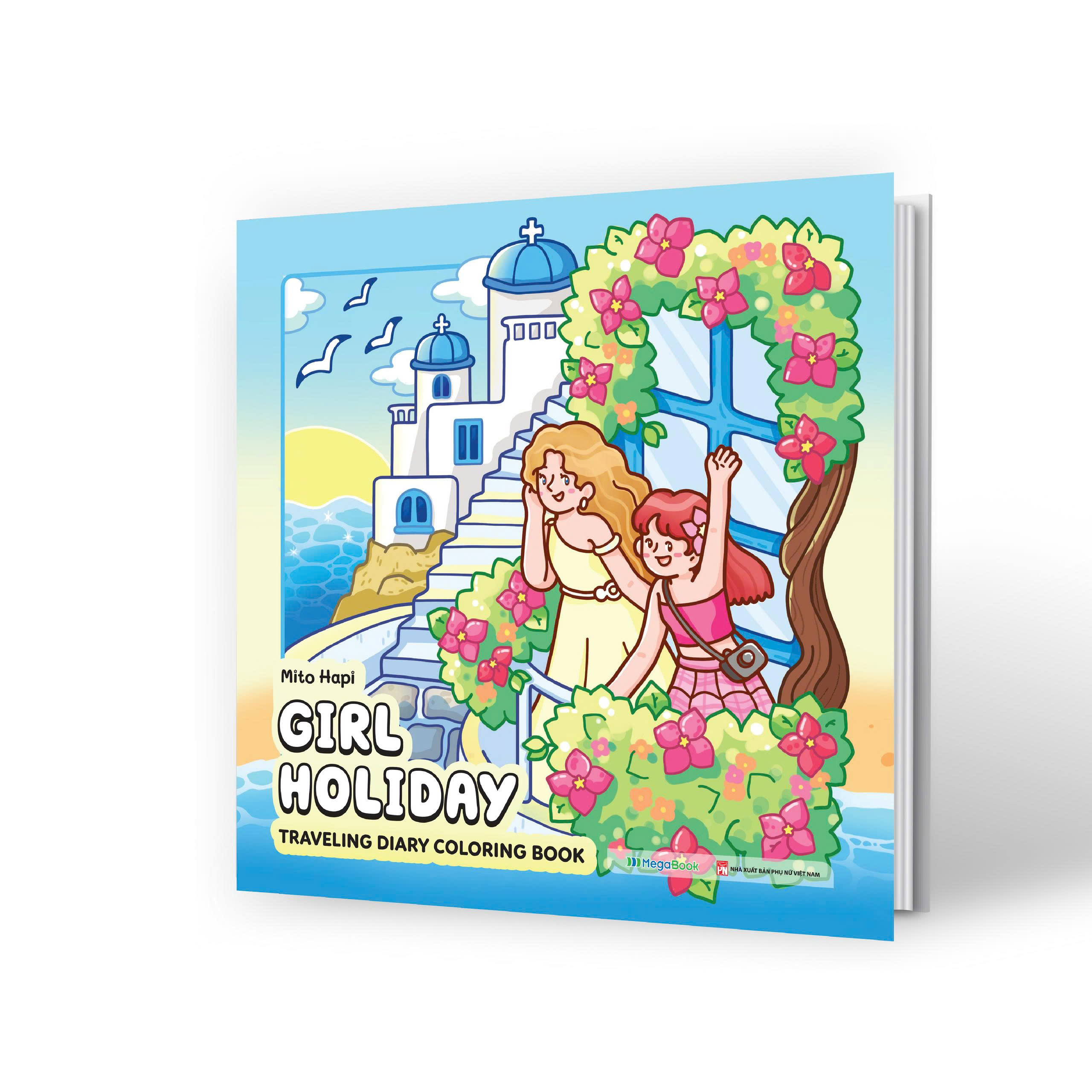 Girl Holiday - Traveling Diary Coloring Book - Ảnh 2
