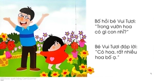 giúp bé đọc và nói tốt hơn - cùng ra vườn hoa (tái bản 2019) - Ảnh 3