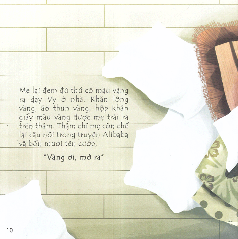 giúp bé làm chủ cảm xúc - bé vy tập tô màu - Ảnh 11