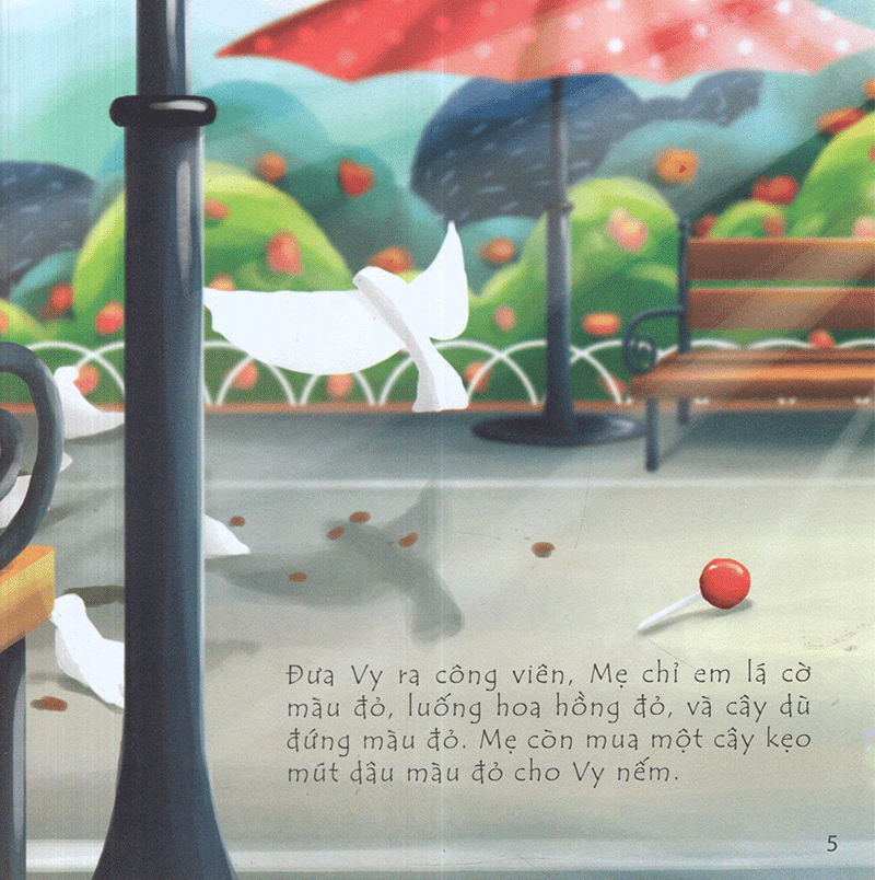 giúp bé làm chủ cảm xúc - bé vy tập tô màu - Ảnh 6