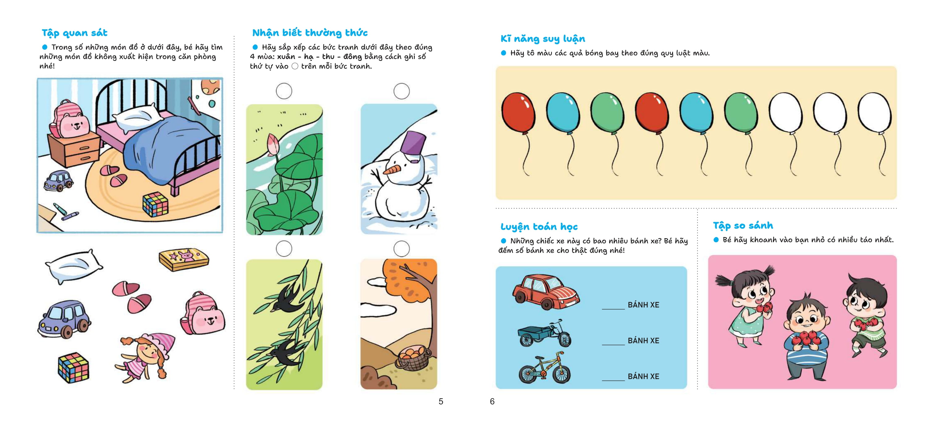 Giúp Bé Rèn Luyện Tư Duy Qua 1600 Câu Đố - Càng Chơi Càng Thông Minh - 3-4 Tuổi - Ảnh 4