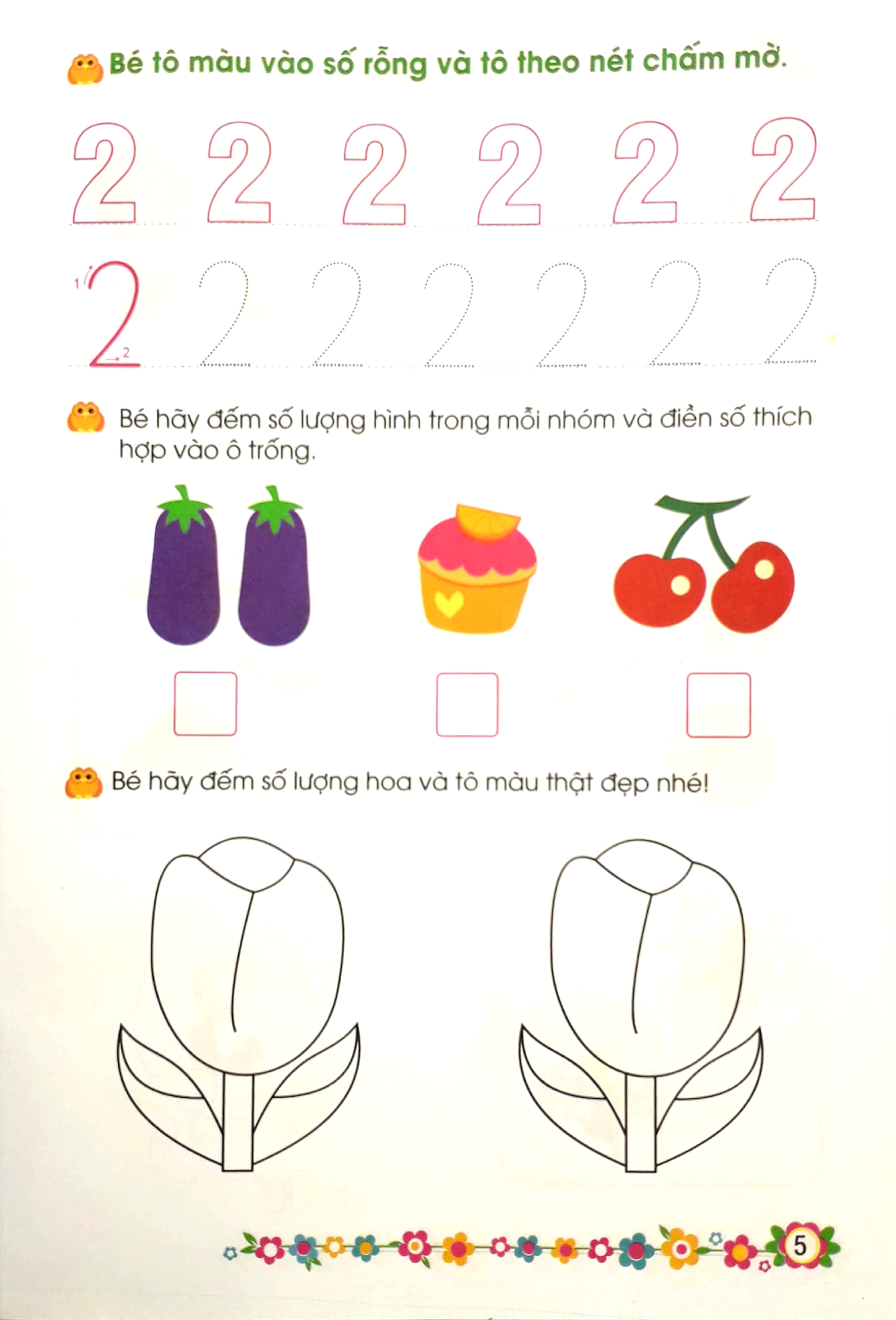 giúp bé vững bước vào lớp 1 - bé làm quen với chữ số (4-5 tuổi) (tái bản 2024) - Ảnh 5