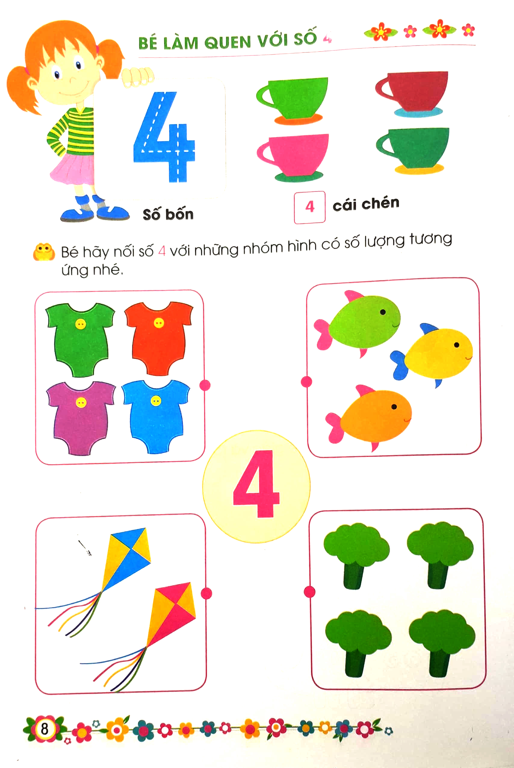 giúp bé vững bước vào lớp 1 - bé làm quen với chữ số (4-5 tuổi) (tái bản 2024) - Ảnh 8