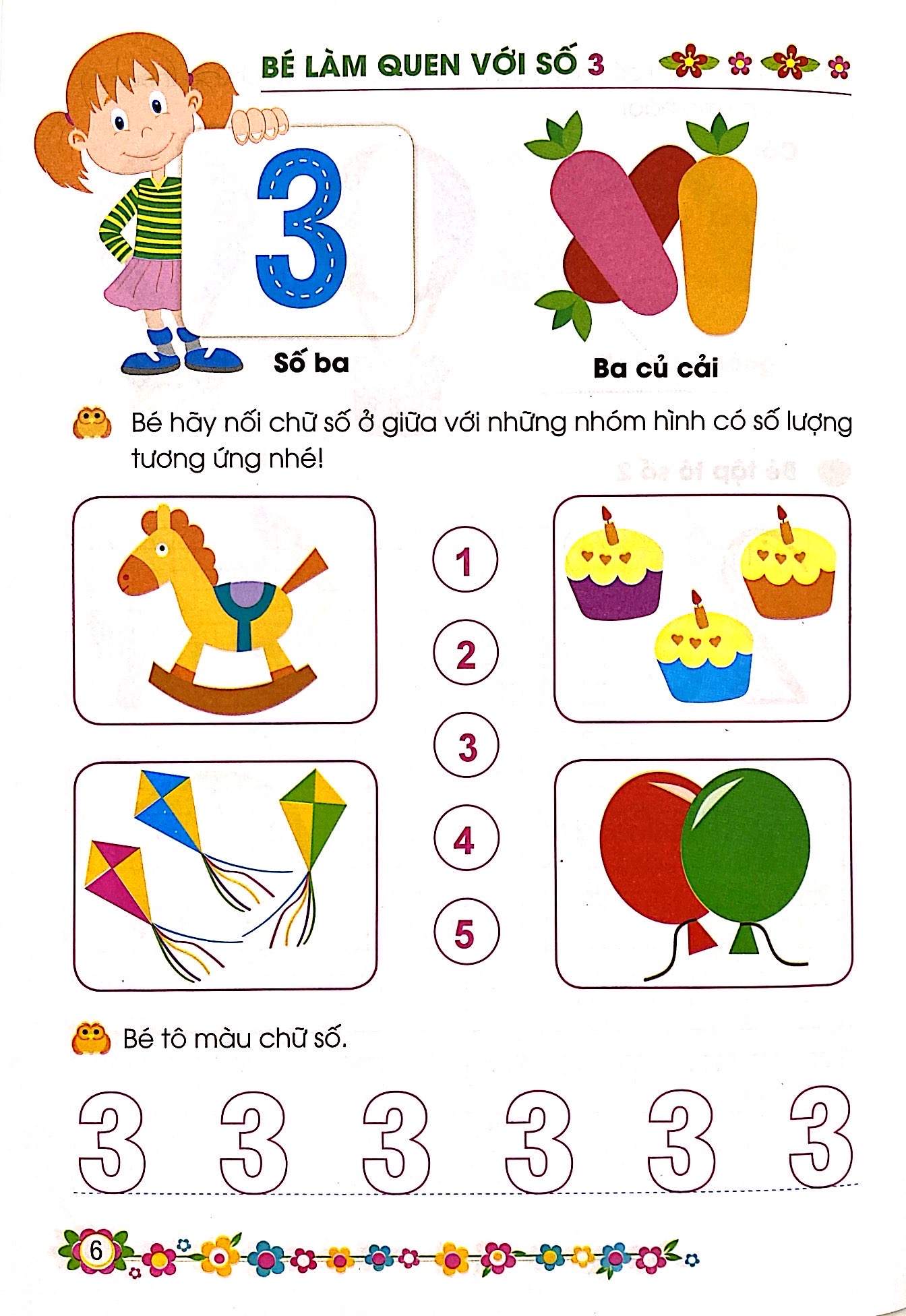 giúp bé vững bước vào lớp 1 - bé làm quen với chữ số (5-6 tuổi) (tái bản 2024) - Ảnh 6
