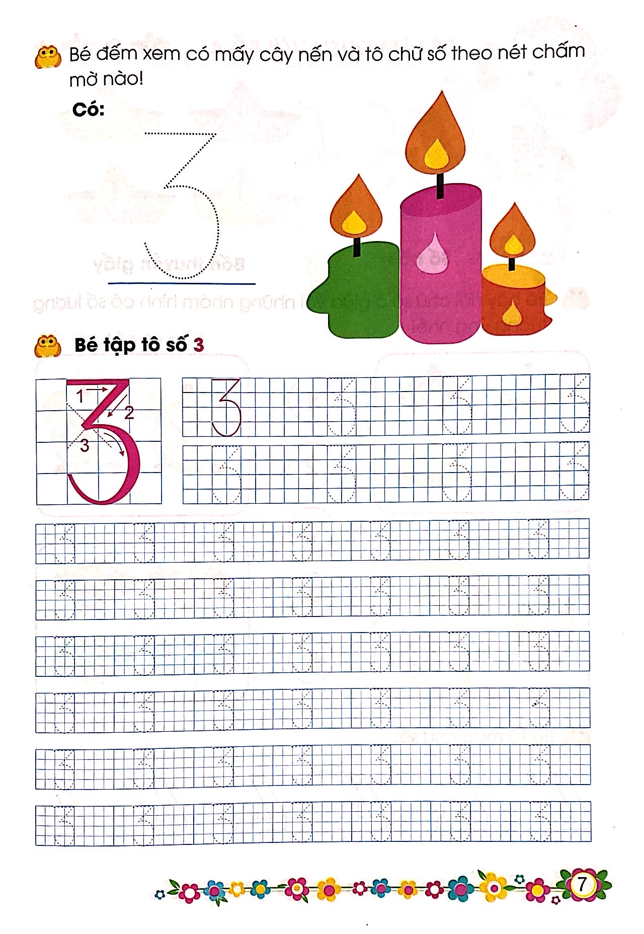 giúp bé vững bước vào lớp 1 - bé làm quen với chữ số (5-6 tuổi) (tái bản 2024) - Ảnh 7