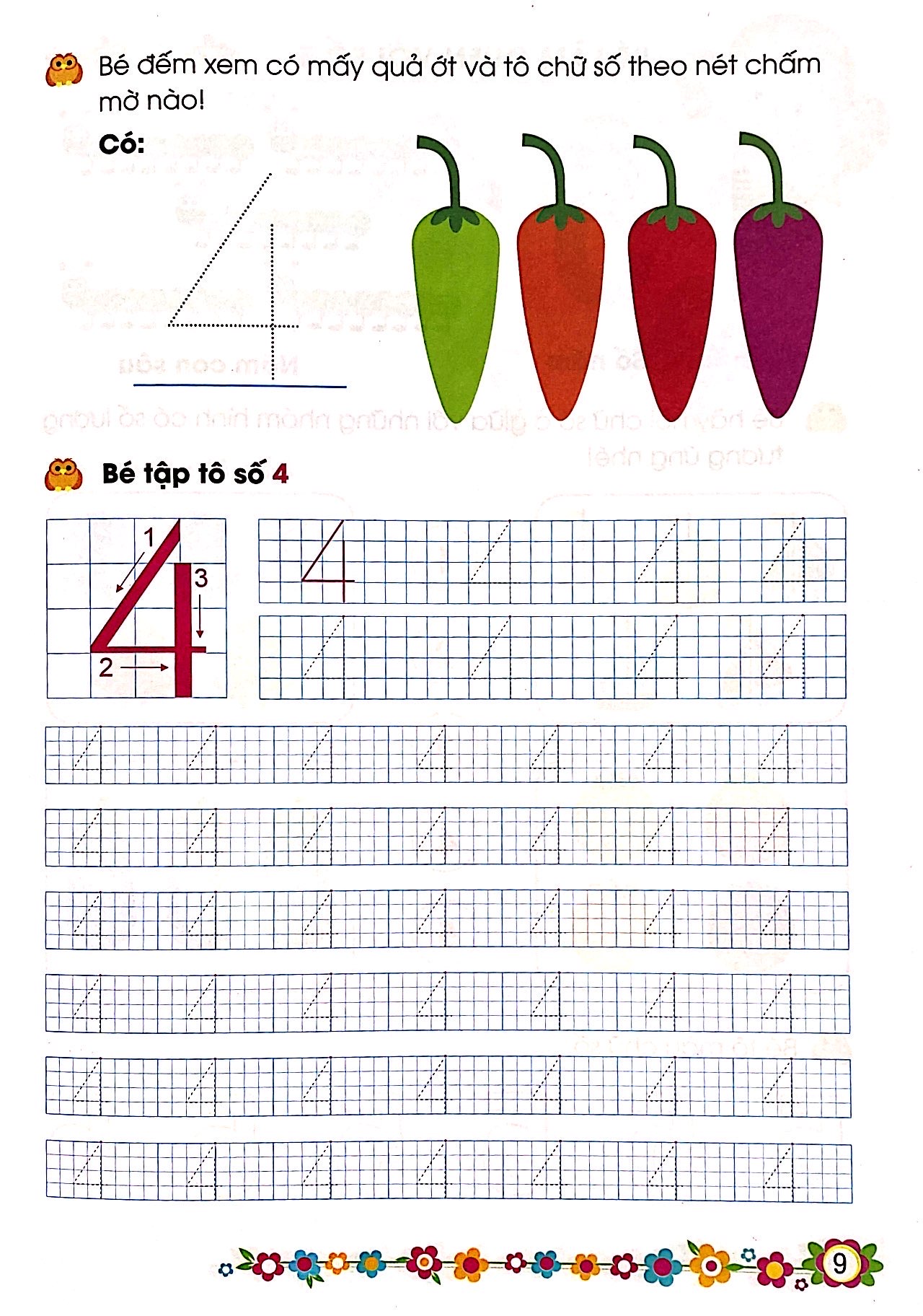 giúp bé vững bước vào lớp 1 - bé làm quen với chữ số (5-6 tuổi) (tái bản 2024) - Ảnh 9
