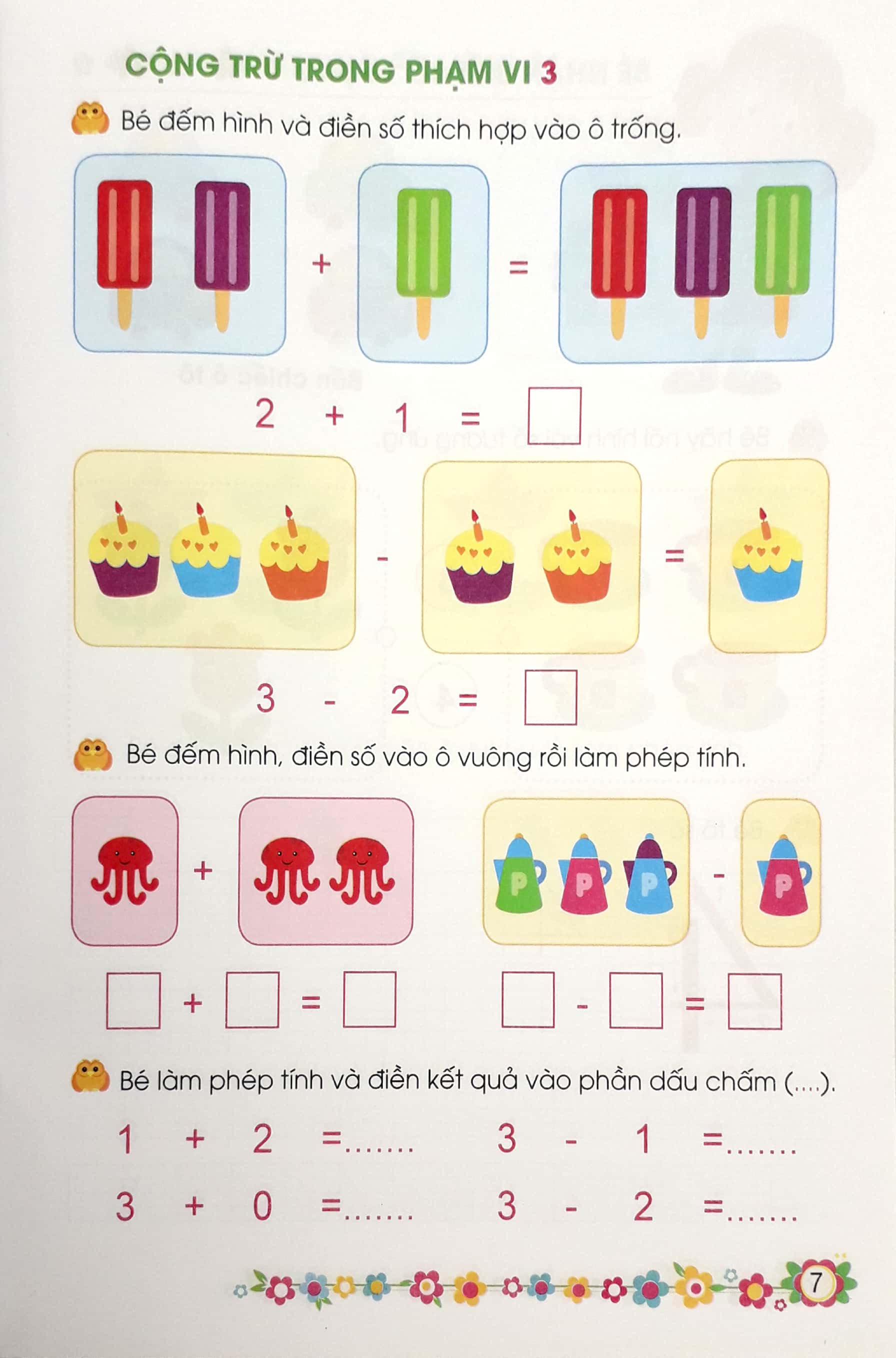 giúp bé vững bước vào lớp 1 - bé làm quen với toán học (5-6 tuổi) (tái bản 2024) - Ảnh 6
