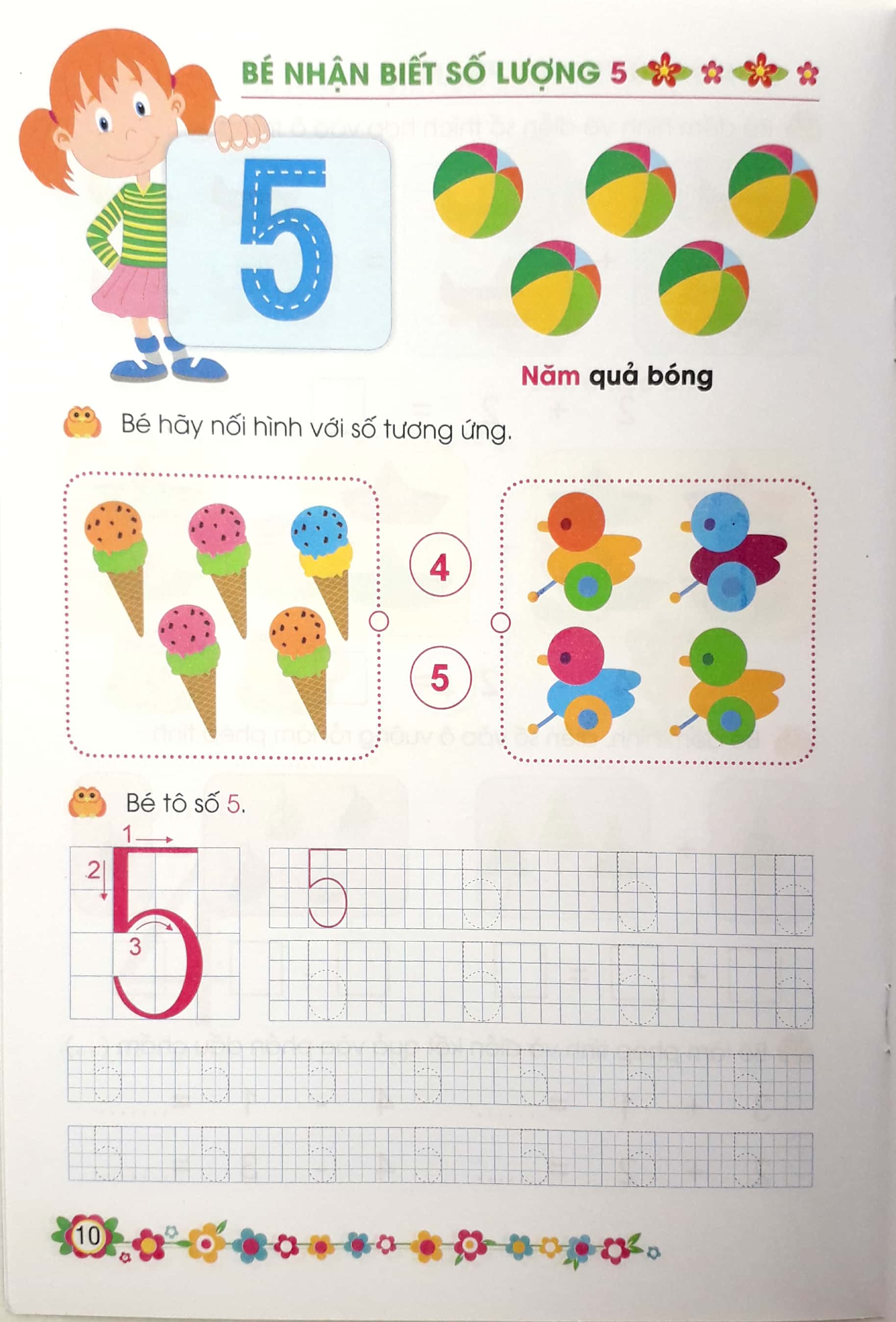 giúp bé vững bước vào lớp 1 - bé làm quen với toán học (5-6 tuổi) (tái bản 2024) - Ảnh 9