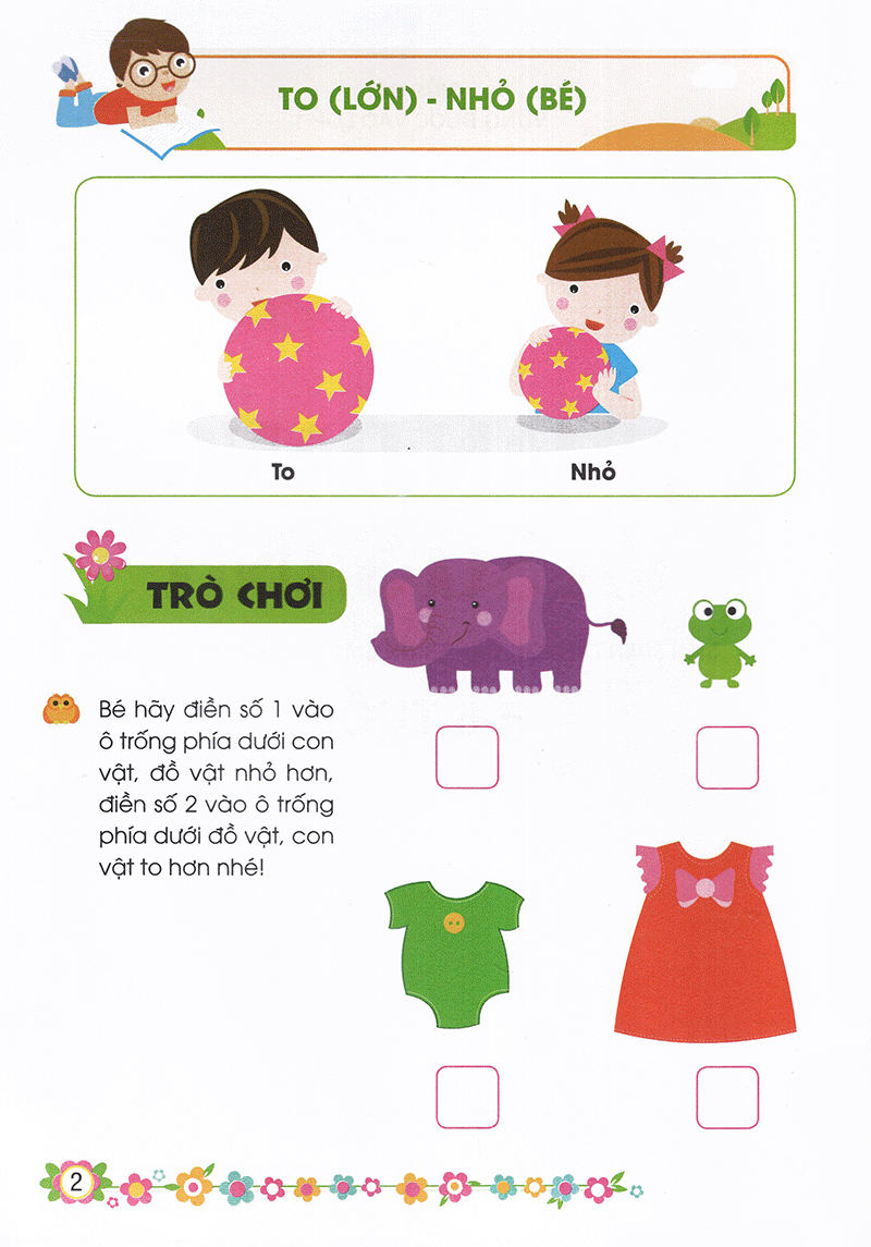 giúp bé vững bước vào lớp 1 - bé nhận dạng và so sánh (5 - 6 tuổi) - Ảnh 2