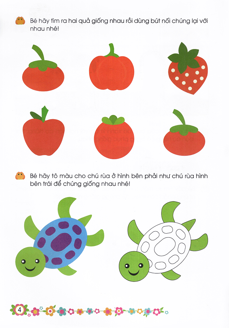 giúp bé vững bước vào lớp 1 - bé nhận dạng và so sánh (5 - 6 tuổi) - Ảnh 4