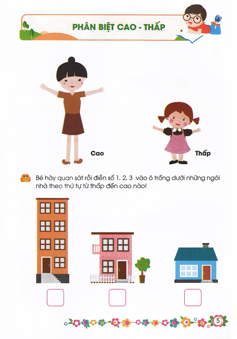 giúp bé vững bước vào lớp 1 - bé nhận dạng và so sánh (5 - 6 tuổi) - Ảnh 5