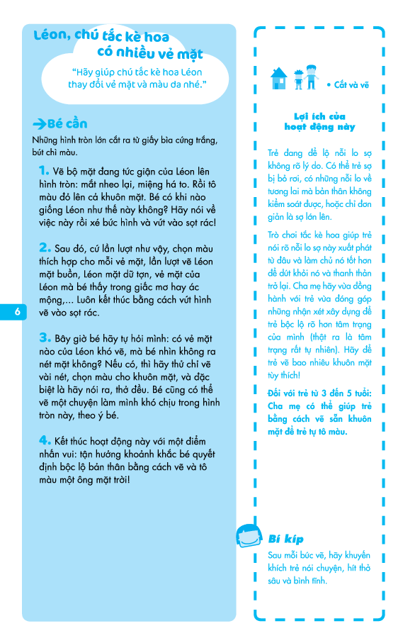 giúp con hạnh phúc: giúp con điều hòa cảm xúc - 35 hoạt động dành cho trẻ từ 3 đến 10 tuổi - Ảnh 6