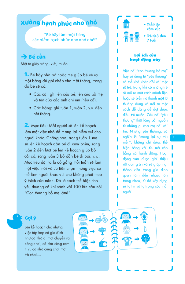 giúp con hạnh phúc - giúp con tự tin (35 hoạt động dành cho trẻ từ 3 đến 10 tuổi) - Ảnh 5