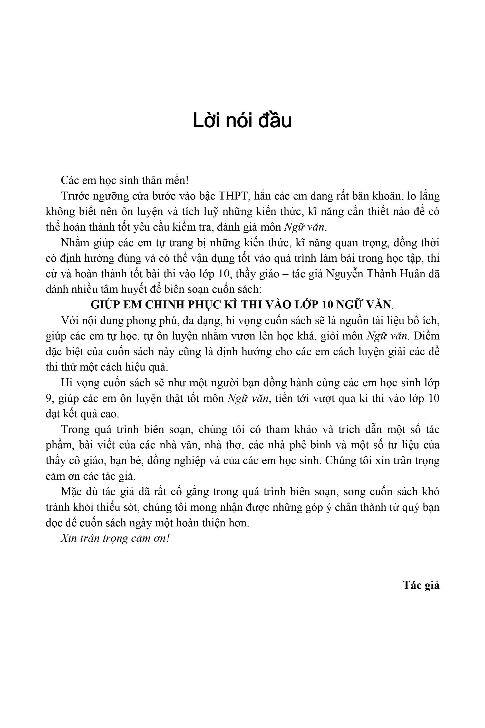 giúp em chinh phục kì thi vào lớp 10 môn ngữ văn - Ảnh 4