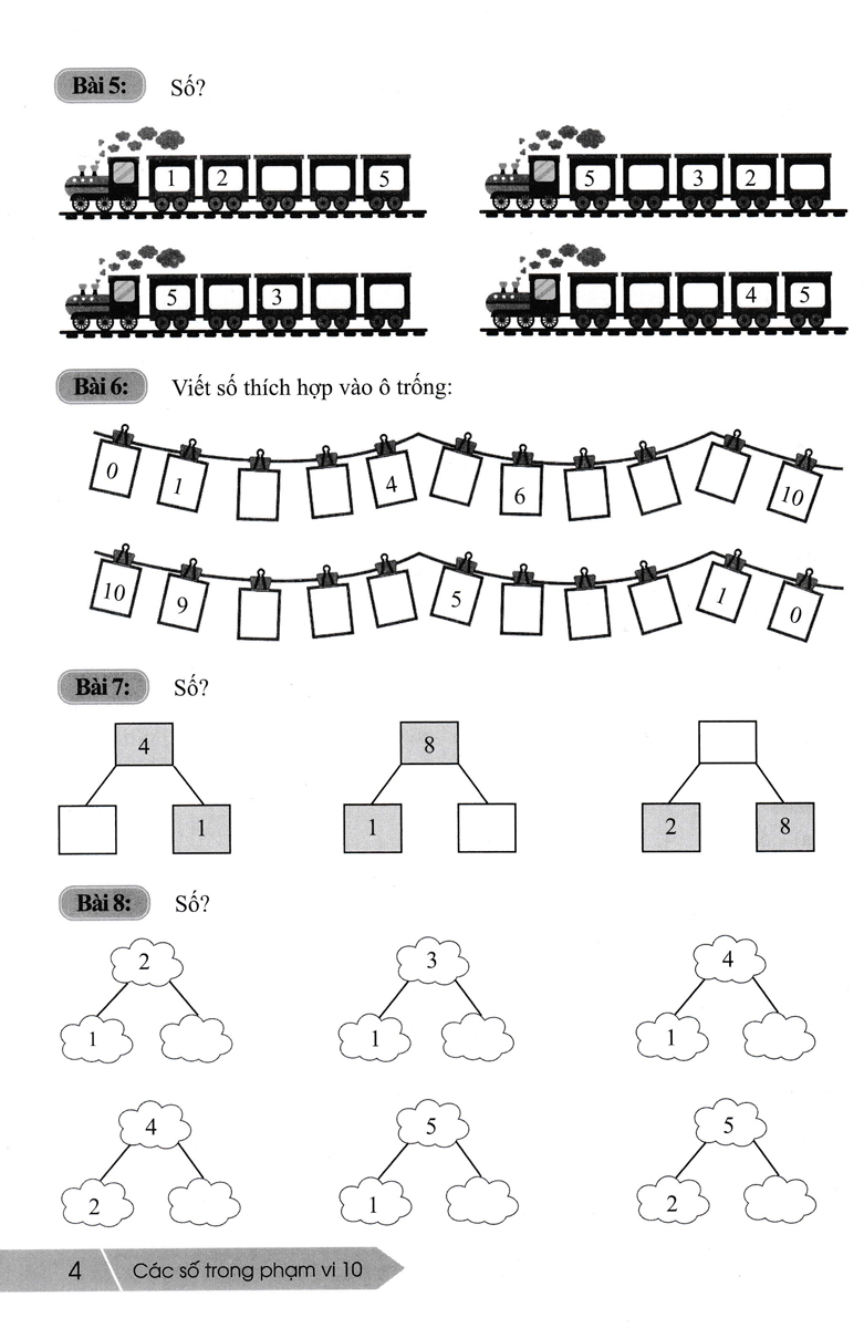 giúp em giỏi toán lớp 1 (biên soạn theo chương trình giáo dục phổ thông mới) - Ảnh 6