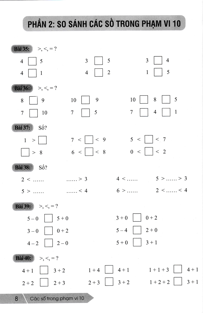giúp em giỏi toán lớp 1 (biên soạn theo chương trình giáo dục phổ thông mới) - Ảnh 8