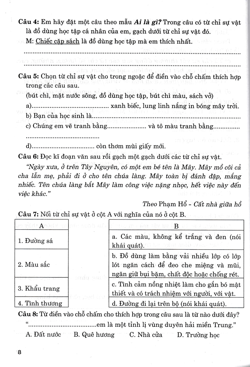 Giúp Em Học Giỏi Từ Và Câu Tiếng Việt Lớp 3 - Ảnh 7