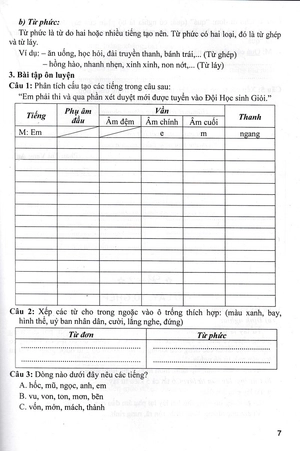 giúp em học giỏi từ và câu tiếng việt lớp 4 (dùng chung cho các bộ sgk hiện hành) - Ảnh 6