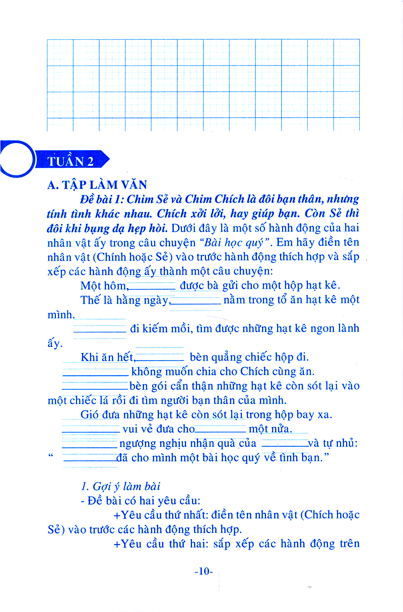 giúp em học tốt tập làm văn và luyện viết chữ đẹp lớp 4 (tập 1) - Ảnh 8