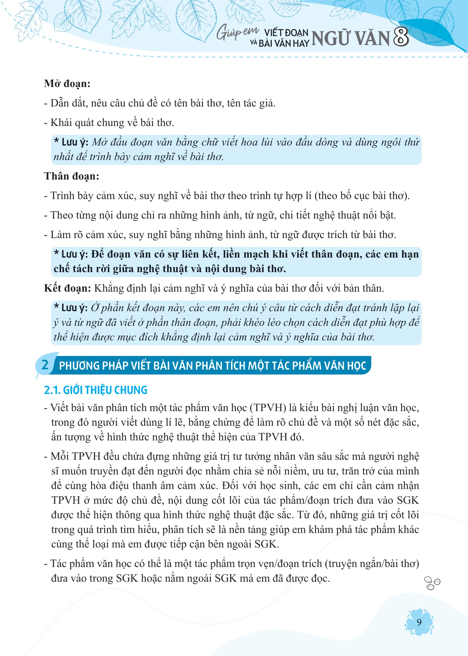 giúp em viết đoạn và bài văn hay ngữ văn 8 - Ảnh 10