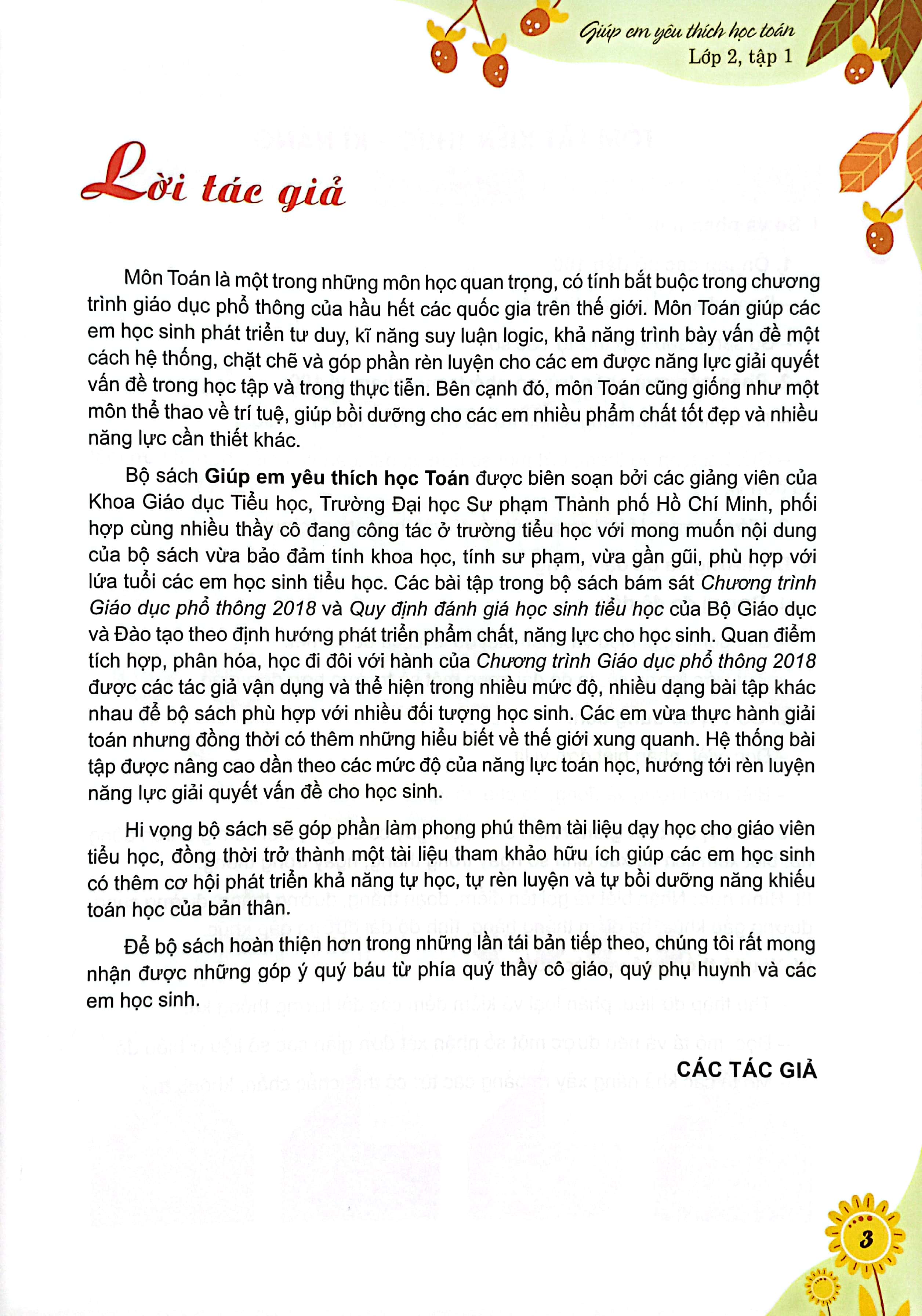 giúp em yêu thích học toán lớp 2 - tập 1 (biên soạn theo chương trình phổ thông 2018) - Ảnh 4