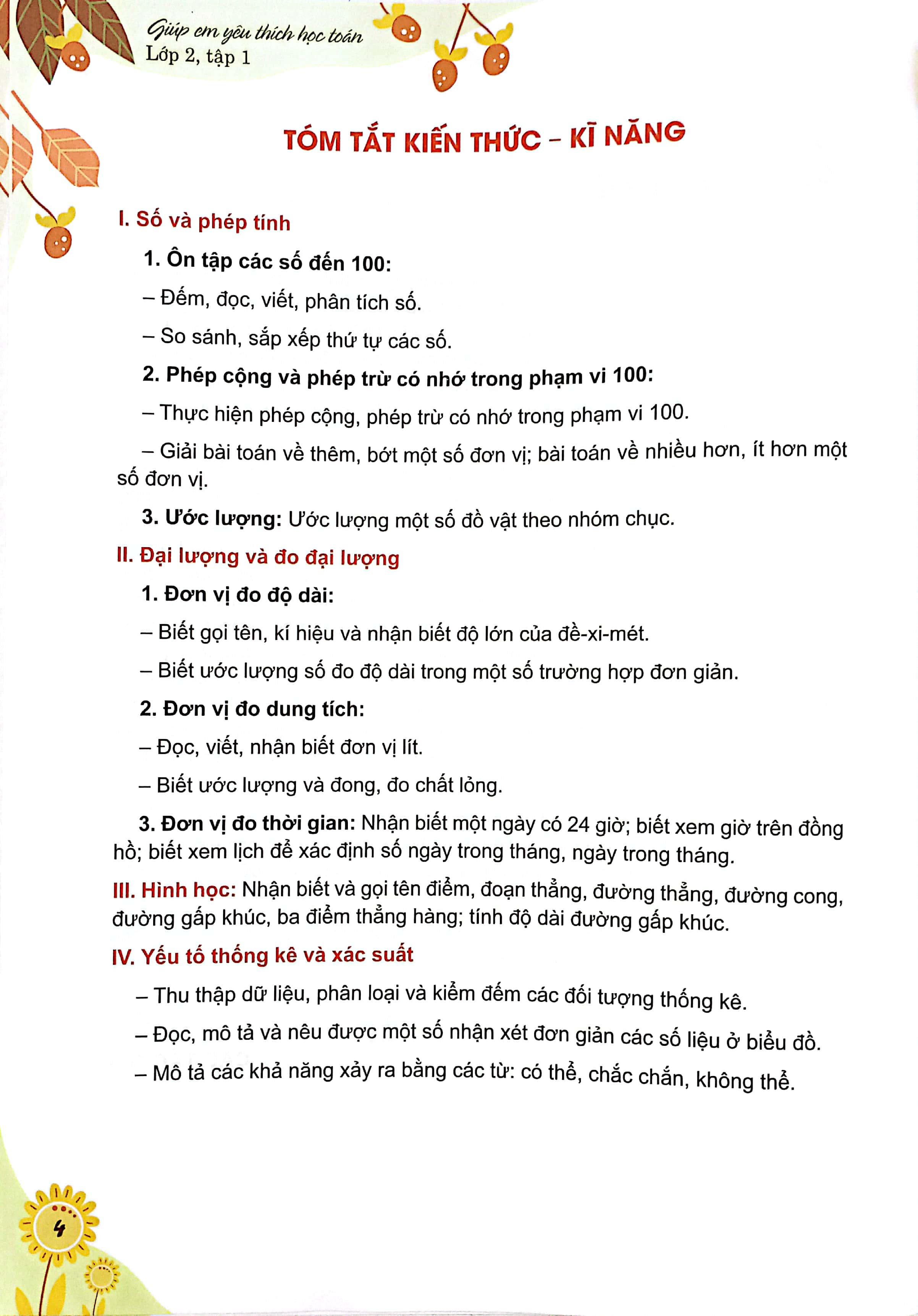 giúp em yêu thích học toán lớp 2 - tập 1 (biên soạn theo chương trình phổ thông 2018) - Ảnh 5