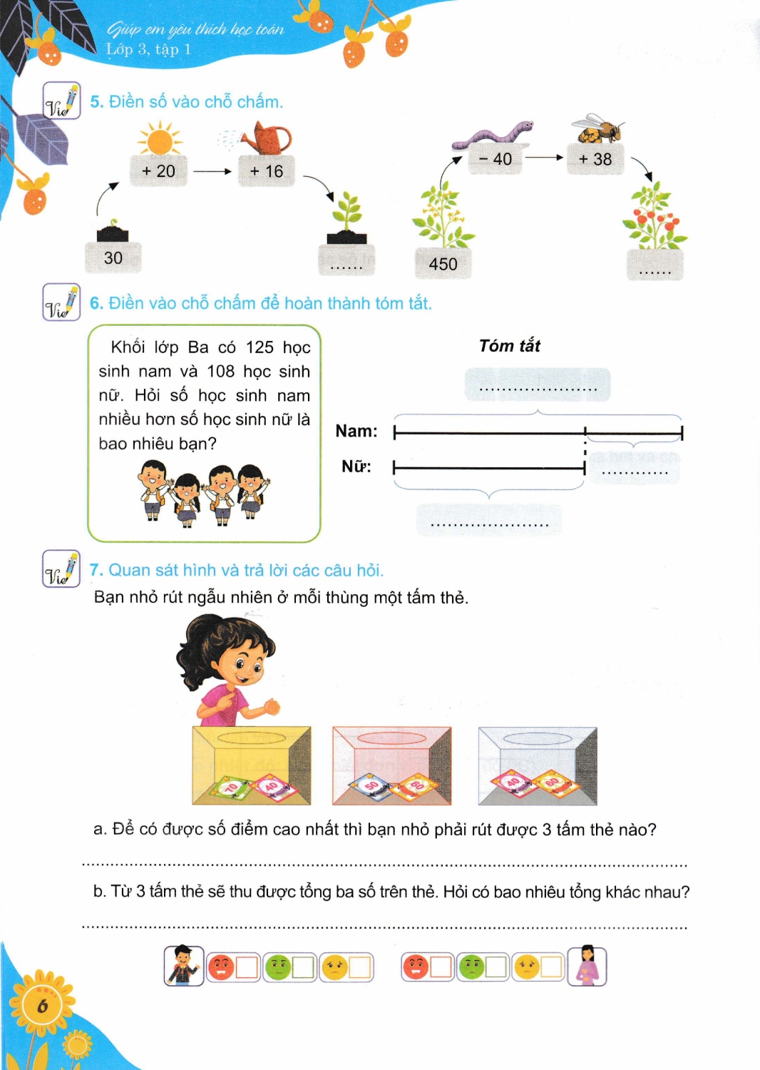 giúp em yêu thích học toán - lớp 3 - tập 1 - Ảnh 7